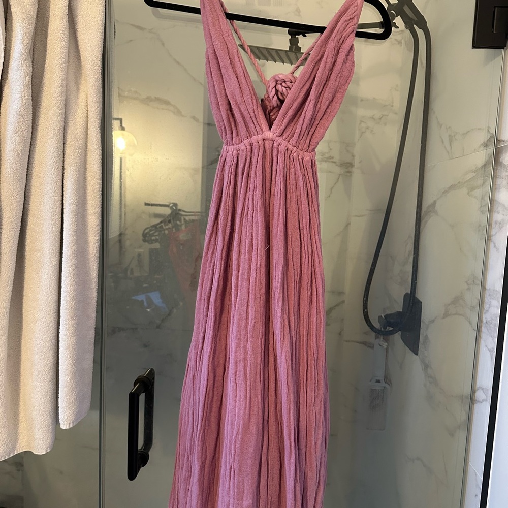 Jen's Pirate Booty Pink Maxi Dress